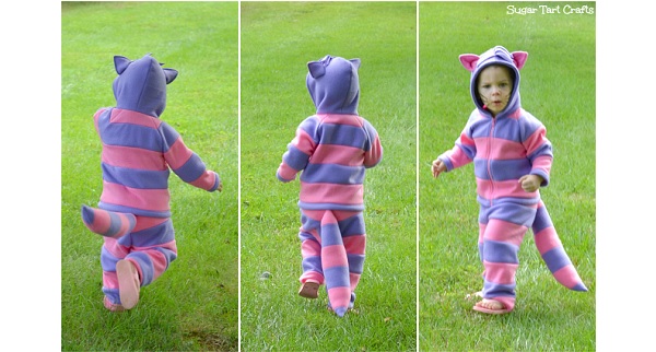 Tutorial: Cheshire Cat Halloween costume for little kids