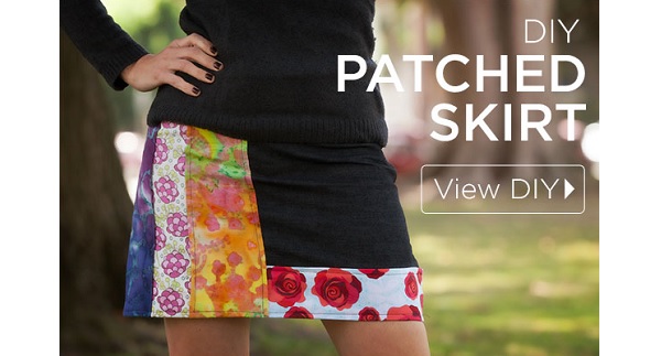 Tutorial: DIY patched skirt