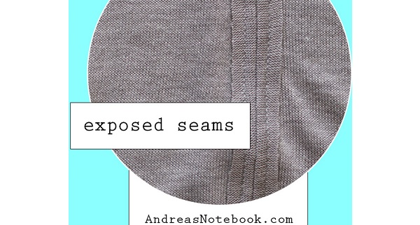 Tutorial: How to sew exposed seams on knit fabrics