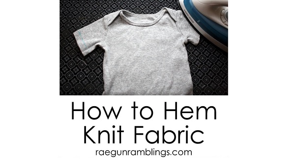 Marissa's secret trick to hemming knits