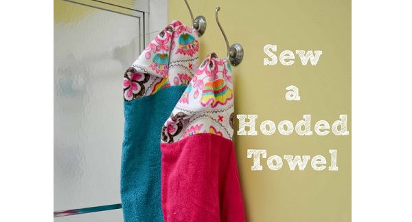 Tutorial: How to make a kids hooded towel