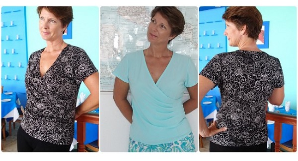 Free pattern: It's a Wrap top