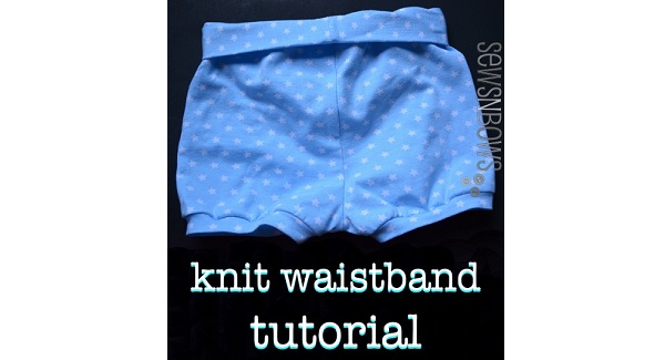 Tutorial: How to make a simple knit waistband