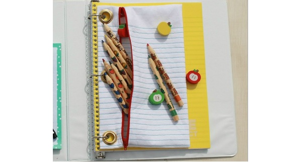 Tutorial: Notebook paper pencil pouch