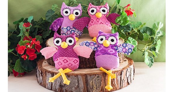 Free pattern: Adorable owl softies