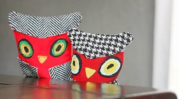 Free pattern: Owl hand puppets