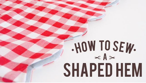 Tutorial: How to sew shaped hems