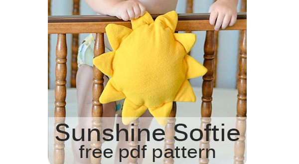 Free pattern: Fleece Sunshine Softie