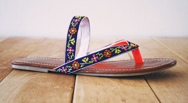 Tutorial: Boho sandals from flip flops