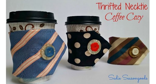 Tutorial: Neck tie coffee cozy