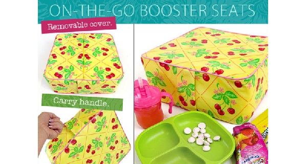 Tutorial: Travel booster seat with carrying handle