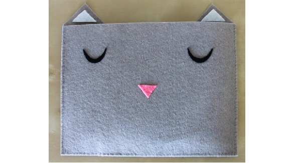 Tutorial: Felt cat tablet sleeve