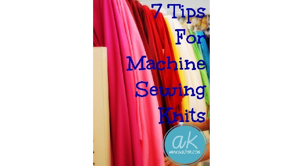 7 tips for sewing knits on your sewing machine