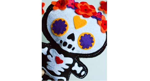 Day of the Dead Doll pattern-3227