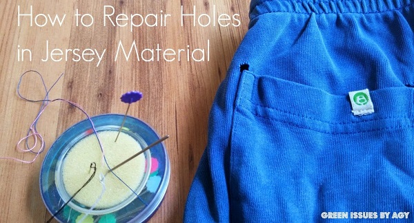 Tutorial: How to repair small holes in knit fabric