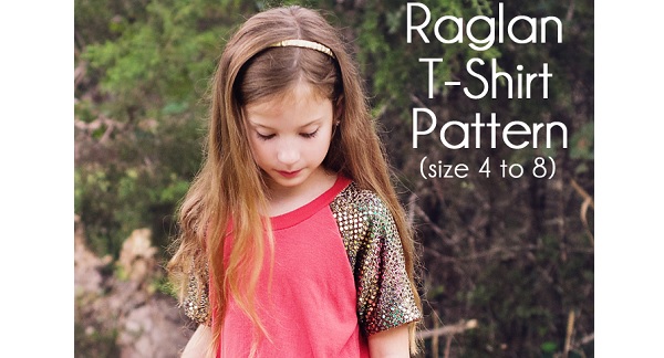 Free pattern: Blinged Out Raglan Tee