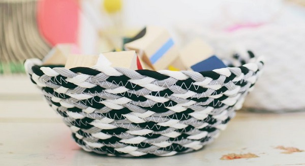 Tutorial: Braided cord basket