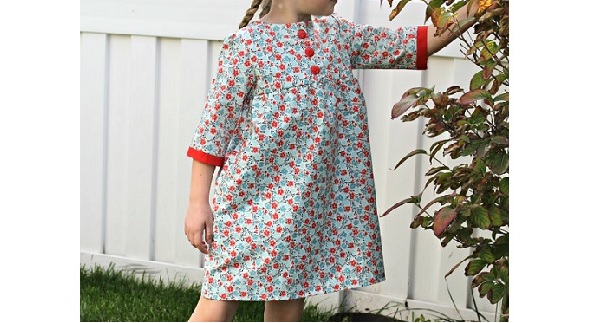 Free pattern: Brooklyn Empire Dress for little girls