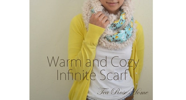 Tutorial: Fur lined infinity scarf