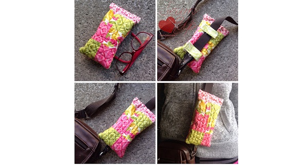 Tutorial: Glasses case you can clip to your purse strap