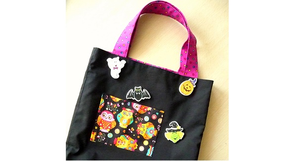 Tutorial: Trick or treat Halloween tote