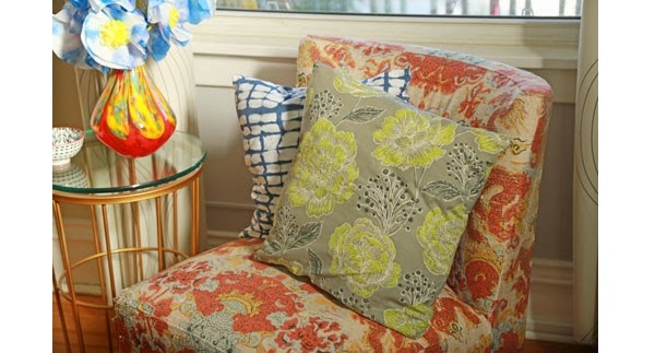 Tutorial: No-sew pillows from fabric napkins