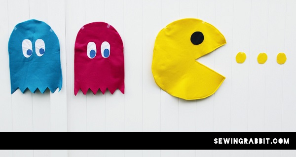 Tutorial: Pac-Man and ghost Halloween costumes