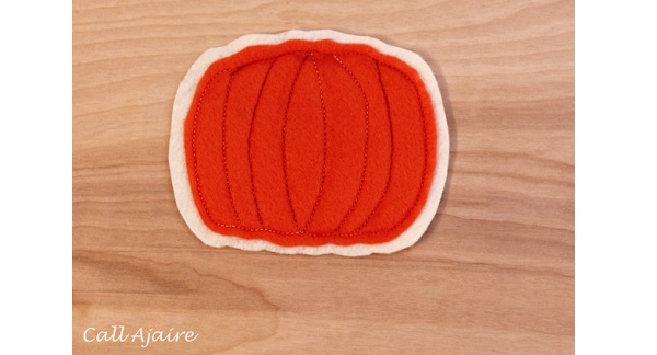 Tutorial: Easy felt pumpkin coasters