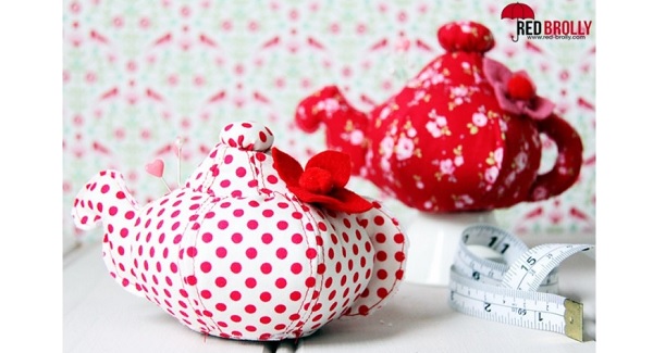 Tutorial: Pretty teapot pincushion