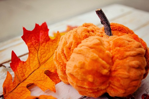 Tutorial: Scrunched Minky Pumpkin