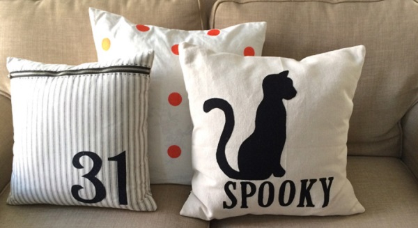 Tutorial: Spooky Cat Halloween pillow