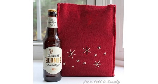 Tutorial: Felt beer gift bag