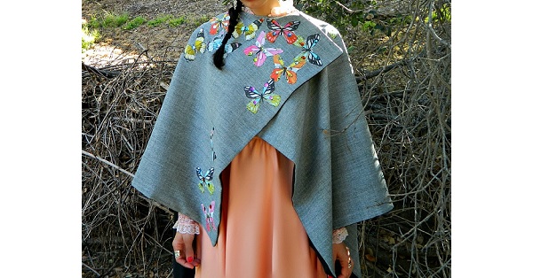 Tutorial: Easy sew butterfly applique cape