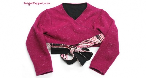 Free pattern: Child's crossover shrug