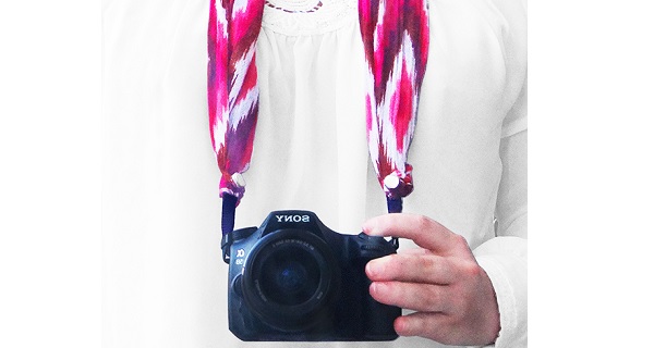 Tutorial: Scarf camera strap cover