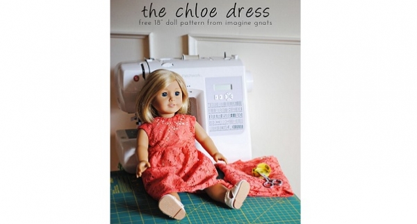 Free pattern: Chloe Dress for 18" dolls