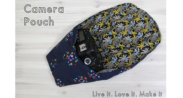 Free pattern: Padded DSLR camera pouch