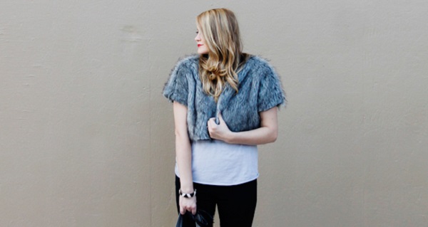 Free pattern: Faux Fur Cropped Jacket