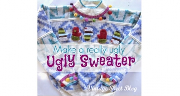 Tutorial: Ugly up your Christmas sweater