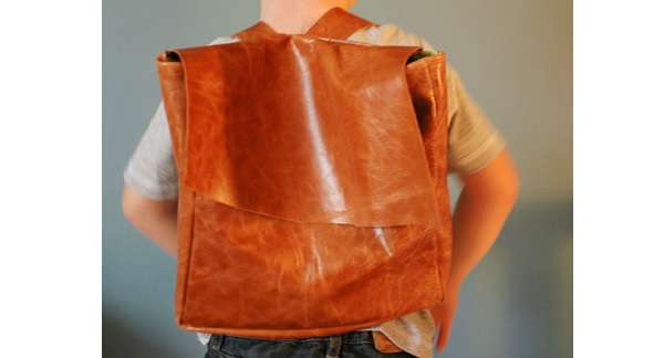 Tutorial: DIY modern leather backpack