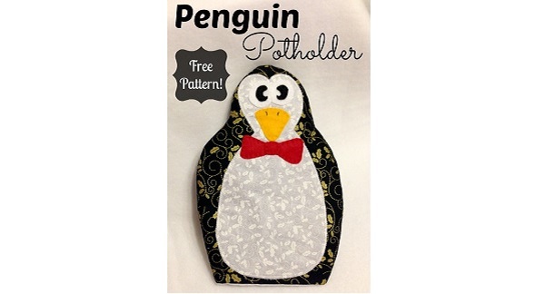 Free pattern: Penguin Pot Holder