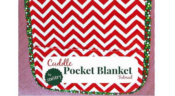 Tutorial: Cuddle Pocket Blanket to keep your feet warm