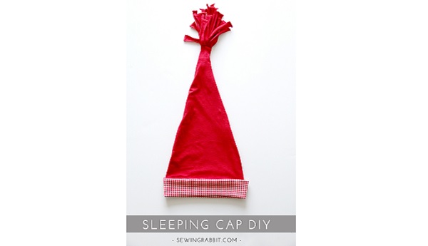 Tutorial: Kids sleeping cap, plus a freebie Christmas card overlay