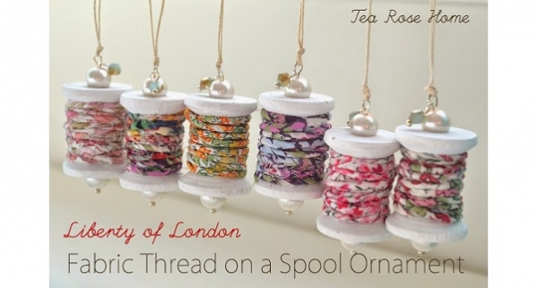 Tutorial: Spool of thread Christmas ornament