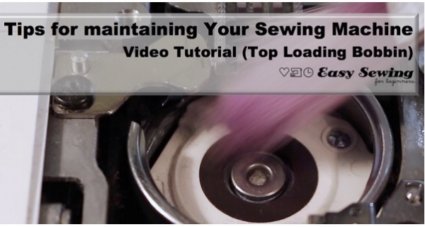 Video tutorial: How to clean a sewing machine with a front loading bobbin