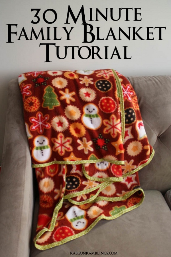 Tutorial: 30-minute family-sized blanket