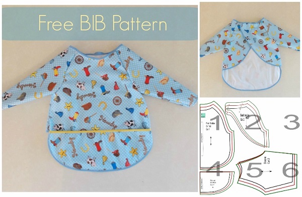 Tutorial: Full coverage vinyl bib for older babies and toddlers