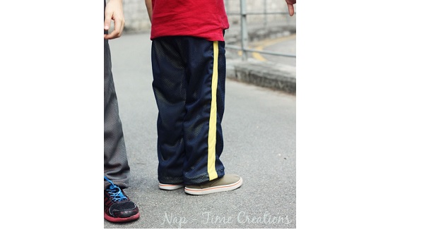 Free pattern: Boys mesh sportswear pants