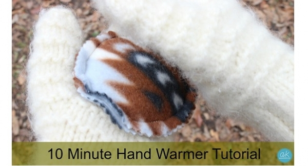 Tutorial: Fleece pocket hand warmers