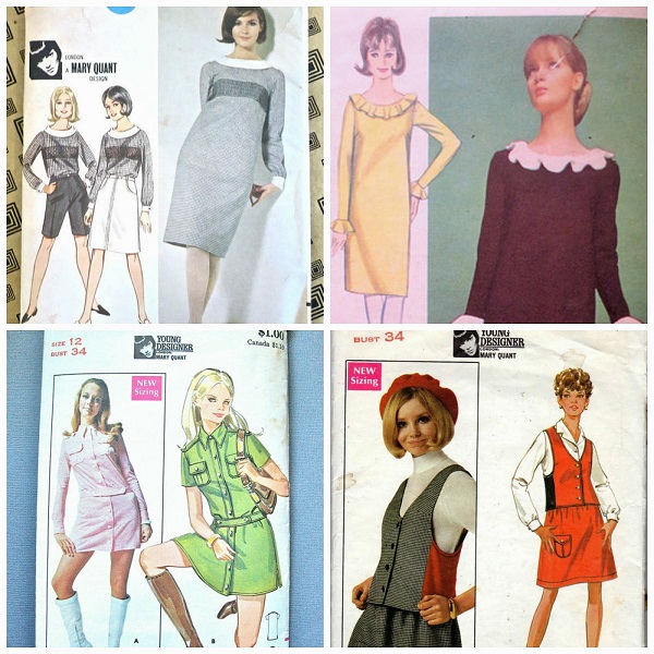 Mary Quant, Butterick's first Young Designer 